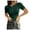 Green, variant on NJGRAE Double Lined Tops for Women Womens Blouses Dressy Casual Women's Summer Top Short Sleeve Button Ribbed Slim Fit Knit Top Casual Loose Fit Tunic Top Xs