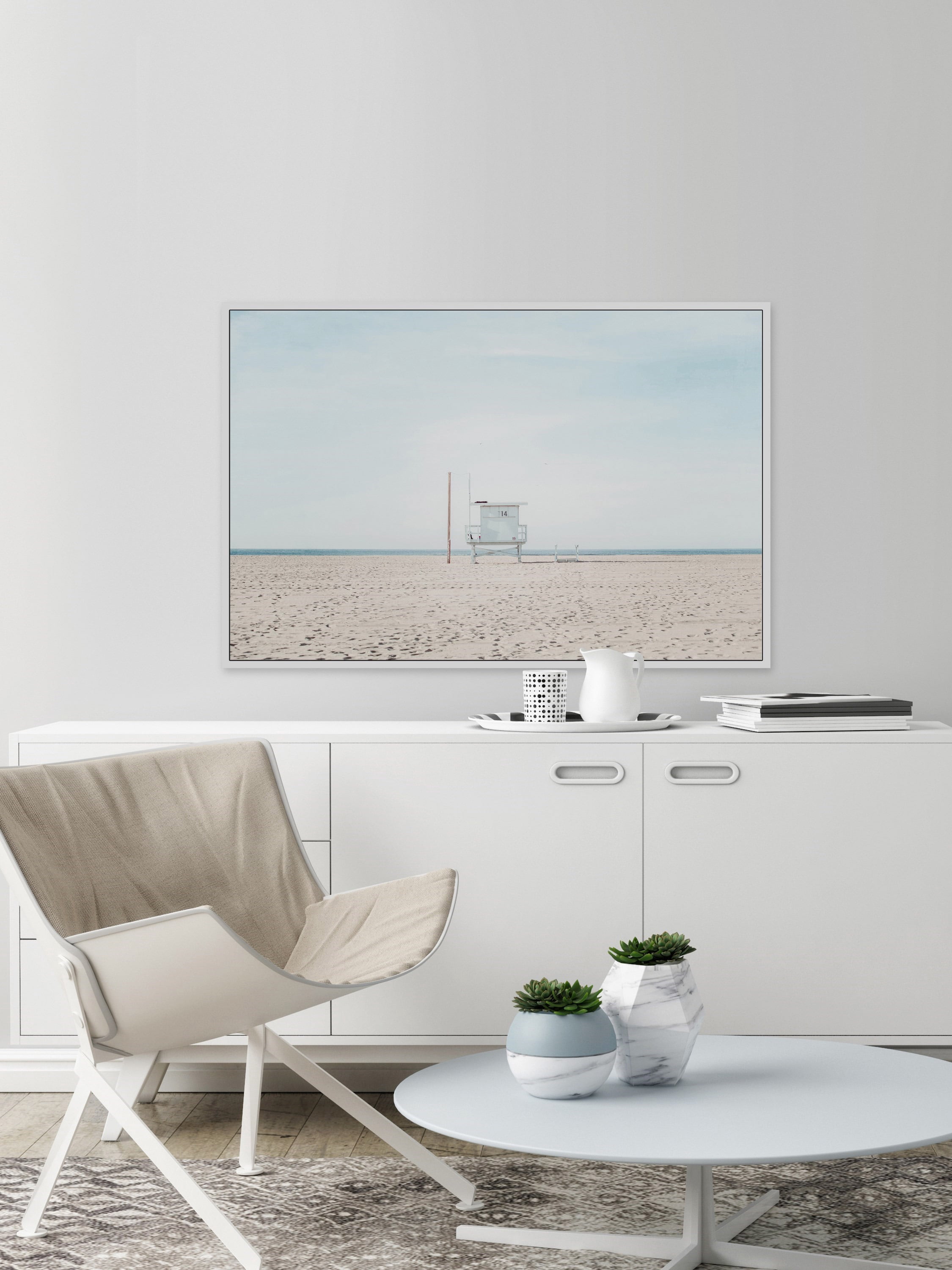 #14 Floater Framed Painting Print on Canvas