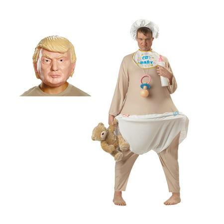 President Donald J. Trump Cry Baby Adult Costume Bundle - Standard