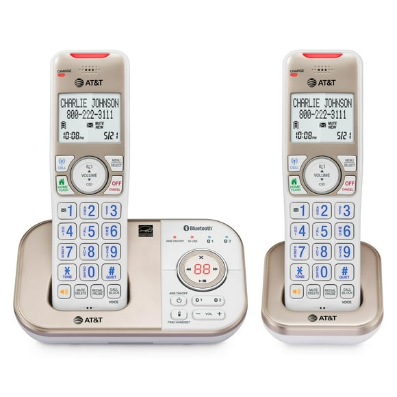 Cordless Phone AT&T DECT 6.0 Bluetooth w/ Answering Machine