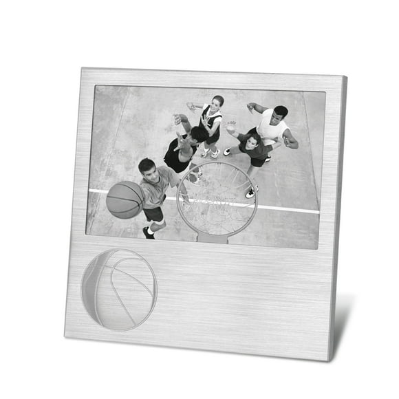 Innovations Marketing Intl Cadre Photo/image 4x6 en Relief de Basket-Ball Feutre Noir et devant en Verre Emballage Cadeau