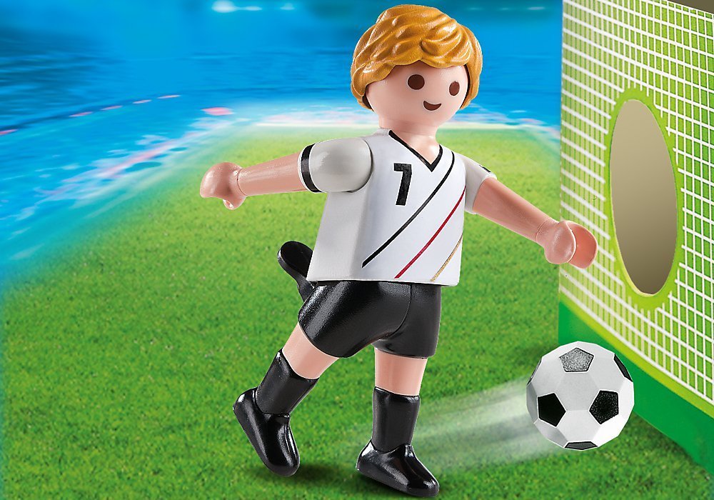 PLAYMOBIL Germany Soccer Player Toy, Share your team pride with the soccer player from Germany By PLAYMOBIL - Walmart.com - Walmart.com
