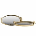 thumbnail image 2 of Urban Trends 2 Piece Metal Elliptical Tray with Mirror Surface Set, 2 of 2