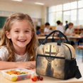 thumbnail image 4 of Xoenoiee Deer Cross Print Kids School Backpack 3 In 1 Bookbag Set with Lunch Box and Pencil Case Travel Laptop Backpack Schoolbag Casual Daypacks Rucksack for Boys Girls, 4 of 6