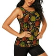 thumbnail image 2 of Lsque Vintage Autumn Plants Butterfly Printed Workout Tank Tops for Women, Athletic Sports Tank Tops, Compression Sleeveless Dry Fit Shirts,Sleeveless Yoga Shirt-XX-Large, 2 of 9