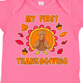 thumbnail image 4 of Inktastic My First Thanksgiving with Cute Turkey Boys or Girls Baby Bodysuit, 4 of 5