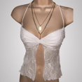 thumbnail image 2 of Women\'sSummerSexyHalterVestWithSpaghettiStrapCharmingBacklessForYouthAdultFemalesOutfit, 2 of 5