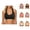 Black, variant on Sports Bras for Women Front Closure No Underwire Push Up Racerback Running Yoga Gym Athletic Bralettes Workout Bra