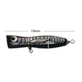 thumbnail image 4 of Señuelos de pesca cebo luminoso flotante de madera de 135mm para artes de pesca negro FLhrweasw Nuevo, 4 of 4
