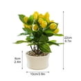 thumbnail image 2 of GadgetVLot Home Decoration Simulation Lemon Foam Fruit Pot Branch Artificial Flower Arrangement Shooting Decoration, 2 of 8