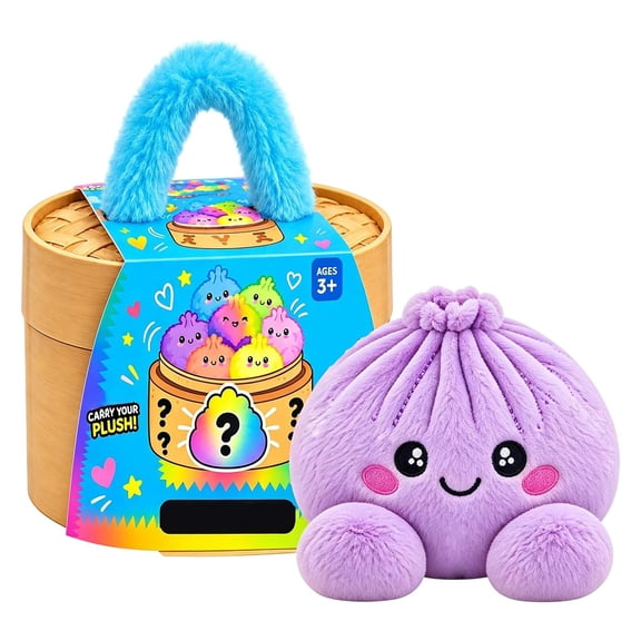 Giant Cute Squishy Dumpling Plush Pillow with Steamer, Jumbo Soft Stuffed Dumpling Toy, Huggable Home Decor for Bedroom and Living Room Crazy Gifts for Fun