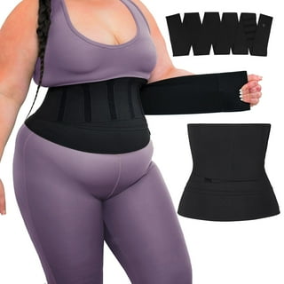 Musuos Men Women Sweat Waist Trimmer Slimming Belt Body Shapers Plus Size 