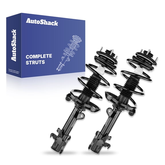 AutoShack Front Complete Strut & Coil Spring Assemblies - Driver and Passenger Side for Honda, Ridgeline 2006-2014, AWD V6 3.5L