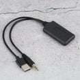thumbnail image 4 of Cable de audio auxiliar para automóvil de 3,5 mm/0,14 pulgadas Adaptador receptor inalámbrico Bluetooth Música estéreo HIFI Accesorios para automóvil, 4 of 10