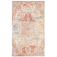 thumbnail image 2 of SAFAVIEH Saffron Erksine Geometric Polyester Area Rug, Red/Cream, 4' x 6', 2 of 7