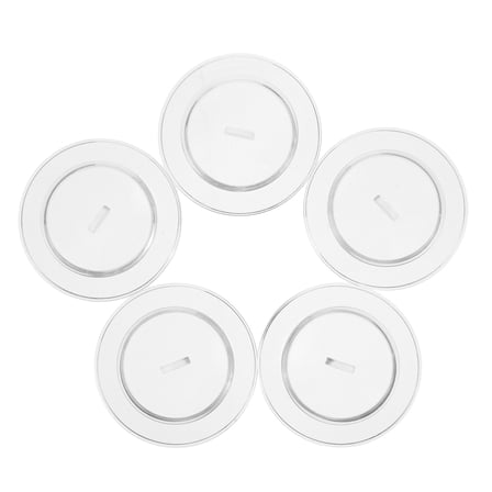 Pretyzoom Breastmilk Freezer Storage Silicone Bottle Gaskets 5Pcs