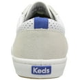 thumbnail image 3 of Keds Women's Tournament Retro Court Perf Leather Fashion Sneaker, White/Blue, 10 M US, 3 of 8