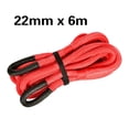 thumbnail image 2 of 22mm X 6m Recovery Tow Rope 12000kg/26400lb Breaking Strength, Nylon Kinetic Recovery Rope For ATV, UTV, Truck ,Easy to Carry, 2 of 6