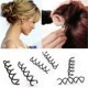 thumbnail image 1 of 12PC Spiral Hair Pins, Twist Hair Pins Hair Pins Spin Pins Non-Scratch Round Clip for Women Hair Style DIY (Black), 1 of 5