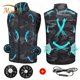 thumbnail image 2 of Nuevo chaleco de hielo para hombre, ventilador, aire acondicionado, ropa deportiva, chaleco de enfriamiento recargable por USB, chaqueta de verano para acampar, pescar y hacer senderismo, ropa de trab, 2 of 5