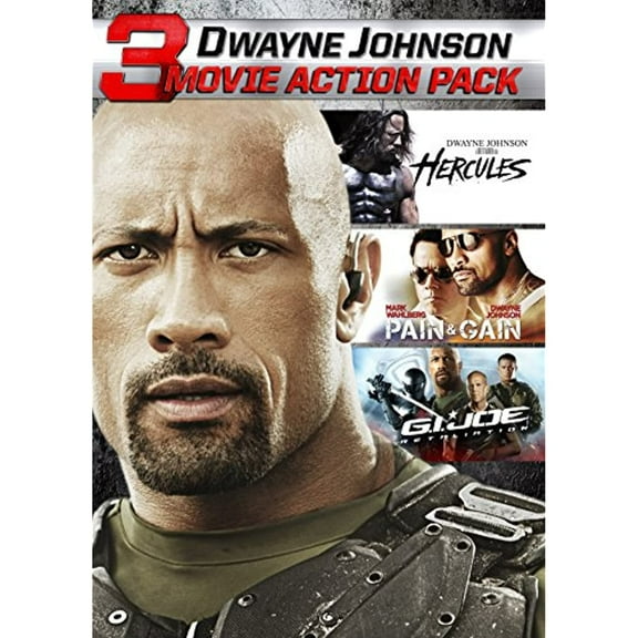Dwayne Johnson 3 Movie Action Pack (DVD), Paramount, Action & Adventure
