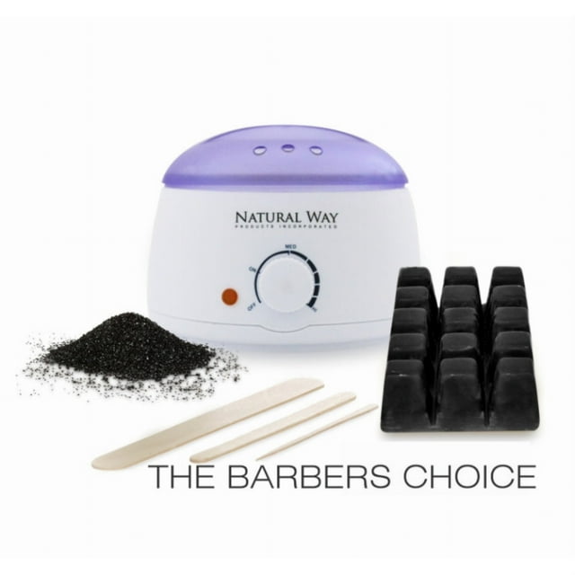 Natural Way Hard Wax: Face & Body Waxing |Hard Wax Warmer Kit