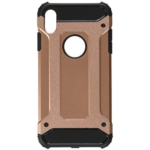 (Rose Gold) Armor Heavy Duty Protection Case Cover for Apple iPhone Xs Max