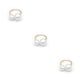 thumbnail image 2 of Anillo de Aleación Ajustable Sonducket Oro Estructura Simple Multipropósito Exquisito, 2 of 6