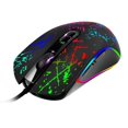 thumbnail image 2 of Ratón para juegos con cable, 6 botones programables, retroiluminación RGB, 3200 DPI ajustable, agarre Ergonomía Óptica PC Computadora Gamer Rat jinwen Ratón USB óptico con cable, 2 of 8