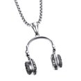 thumbnail image 4 of Auriculares de sonido Salvador de acero Inoxidable Colgante cadena, 4 of 8