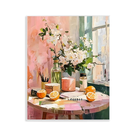 Stupell Industries Citrus Breakfast Table Wall Plaque Art design by LSR Creative Studio, 14 x 11