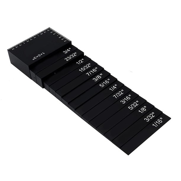 Setup Blocks Height Gauge ,Woodworking Bars Marked Engraving Size,15PCS