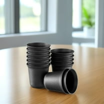 UPKOCH Indoor Planter Pots Black Plastic 12Set 2.5In Living Rooms