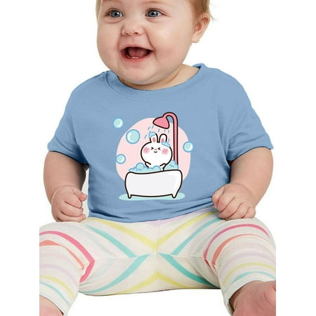 

Baby Rabbit Taking A Bath T-Shirt Infant -Image by Shutterstock 12 Months
