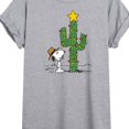 thumbnail image 3 of Peanuts - Spike Joe Cactus Christmas - Women's Oversized Graphic T-Shirt, 3 of 6