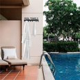 thumbnail image 4 of Toallero para piscina shaofei soporte de pared color negro 41 x 11 cm, 4 of 5