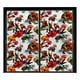 thumbnail image 1 of Lámina adhesiva estática para ventanas con motivos florales arcoíris, 100 x 43 cm, calcomanía de PVC, 8 diseños botánicos, puertas de cristal, 1 of 5