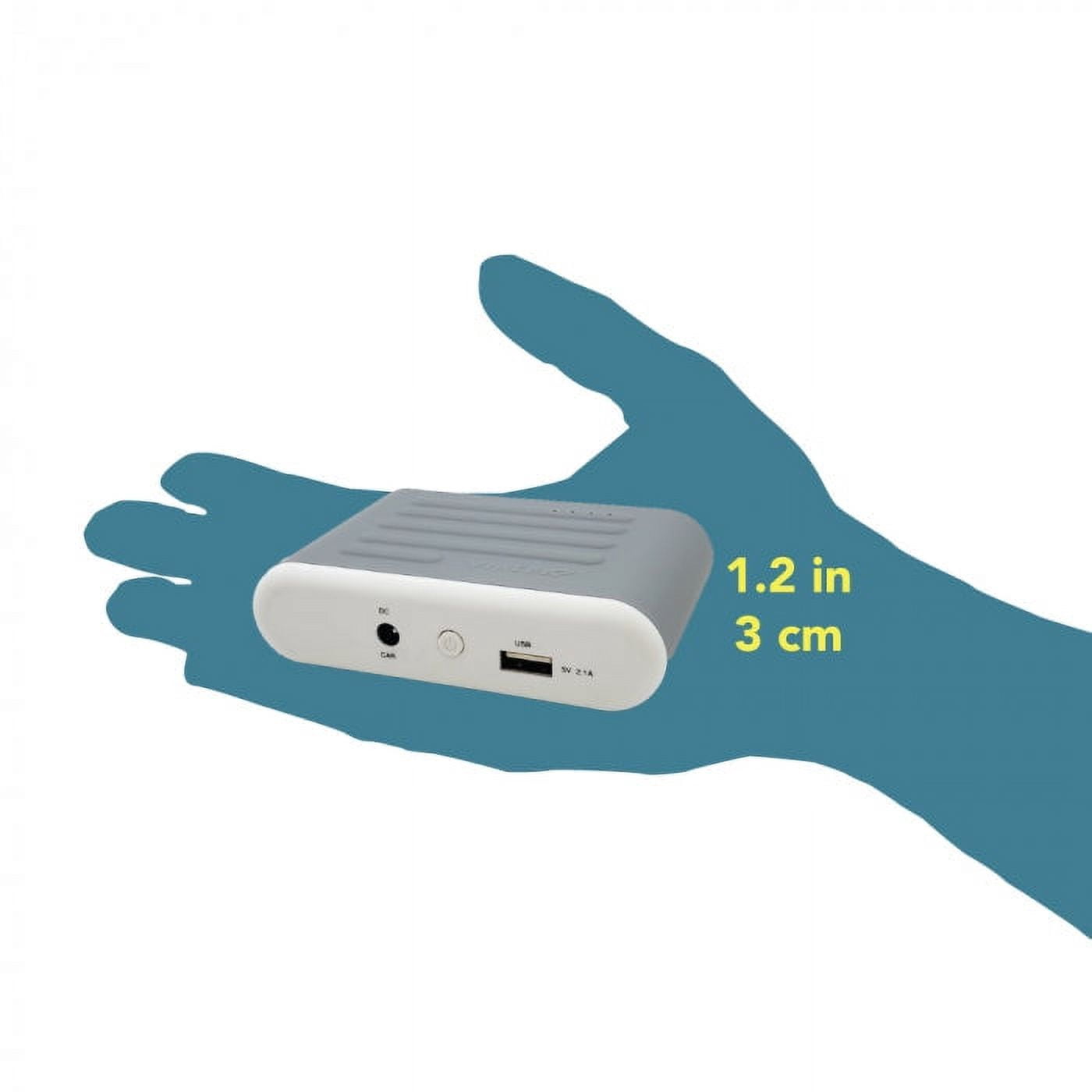 Cutting Edge Products MJ07G Pocket Jump Power Bank & Car Jump Starter, Grey