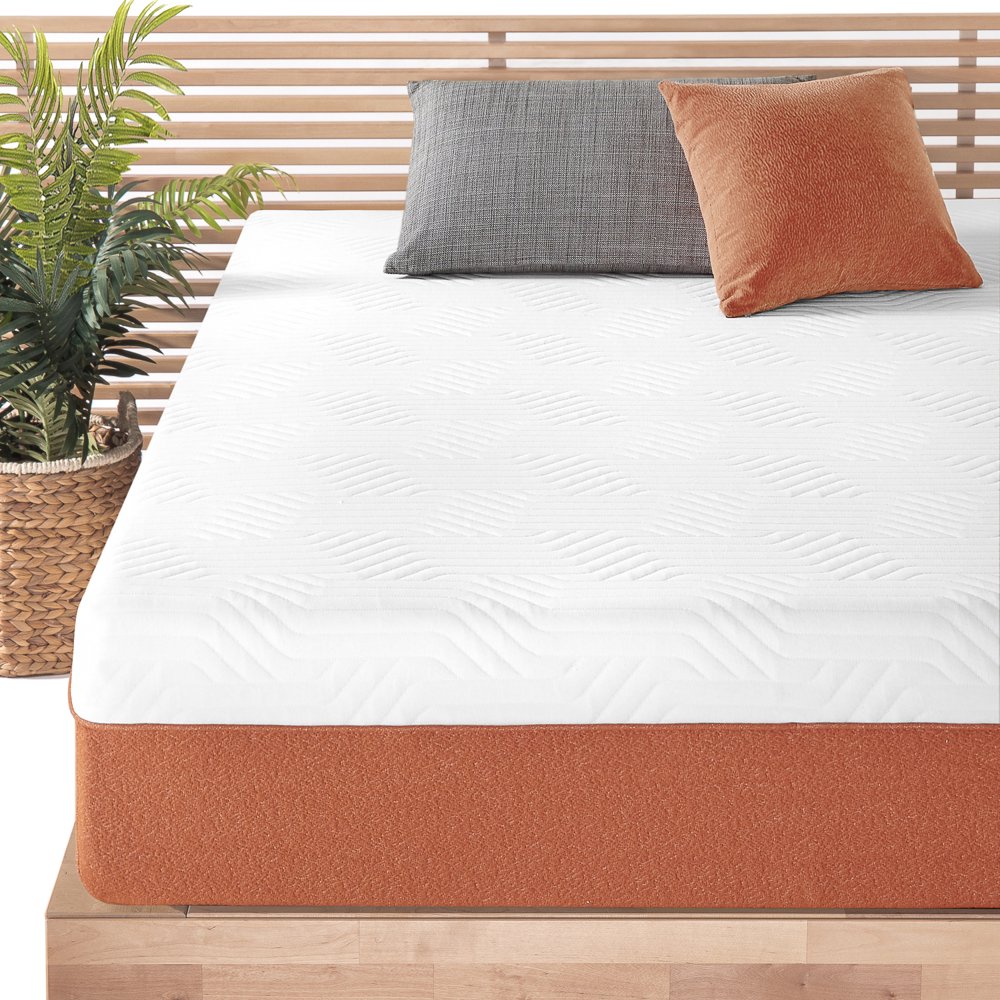 Mellow Lagom 12" Hybrid Bamboo Charcoal Memory Foam & Pocket Spring