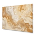 thumbnail image 2 of Designart "Marbled Melody in Cream IV" Abstract Shapes Metal Art Print, 2 of 5