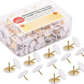 Yalis Push Pins Clips 15-Count, Pinning No Holes for Paper