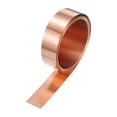 thumbnail image 1 of Rollo de lámina de cobre Uxcell, 2000 x 25 x 0.4mm/ 6.56ft x 1" x 0.016" Rollo de lámina de cobre para reparación del hogar/DIY, 1 of 7