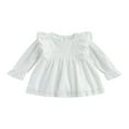 thumbnail image 1 of AMERTEER Robe en Dentelle pour Bébé Fille Manches Longues Robe Princesse Ligne A, 1 of 9