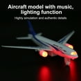 thumbnail image 3 of Electronic Aircraft Model, Airplane Miniature Model Small And Exquisite Exquisite Craftsmanship Alloy Body  For Child For Early Education For Home For Toy Store, 3 of 8