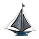 thumbnail image 1 of Decoración de velero de metal, decoración de velero, artesanía de buena suerte, creativa, retro 39x7x37cm, 1 of 9