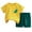 1-Yellow2566, variant on Tiijoy Toddler Boys Summer Outfits Casual Short Sleeve T-Shirt Shorts Set, Sizes 1-8