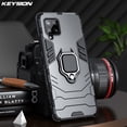 thumbnail image 2 of KEYSION-funda a prueba de golpes para Samsung, carcasa trasera con soporte de anillo para Samsung A42 5G A32 A12 A22 A82, Galaxy M32 M12 A01 Core A11 A31 QYM unisex, 2 of 2