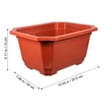 thumbnail image 2 of 10pcs Classical Bonsai Pot Garden Use Thicken Flowerpot Durable Bonsai Cultivation Pot, 2 of 8