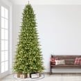 thumbnail image 3 of Árbol de Navidad Puleo International 10 pies delgado preiluminado abeto Fraser, 3 of 8