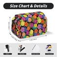 thumbnail image 5 of Kdxio Hawaiian Style for Double Compartment Pen Case Oxford Organizer with Zipper Pockets for Students Artists, 5 of 7